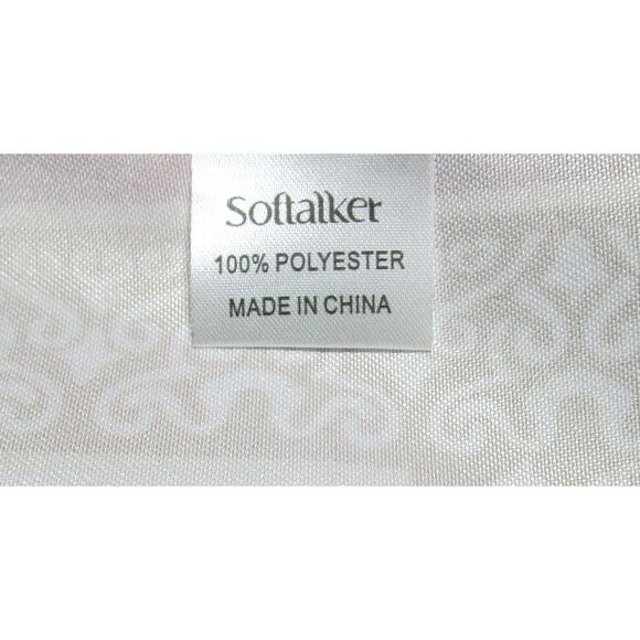 Softalker Christmas Holiday Table Runner Poinsettia Bells Pinecones 13x72 Inches - Picture 4 of 4